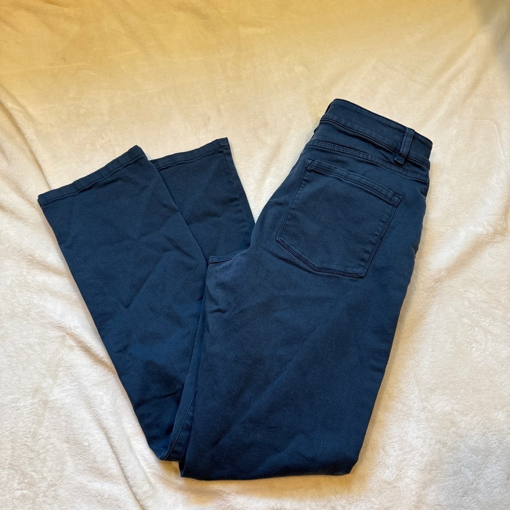 L.L.Bean Classic‎ Fit Womens Size 4 Blue Denim Pants Jeans Casual Everyday
